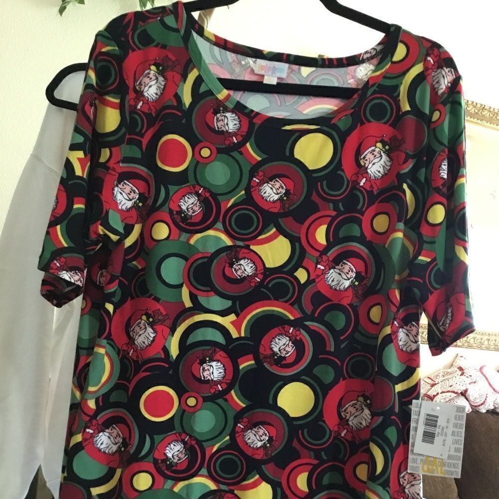 LuLaRoe NWT Santa 3XL Gigi